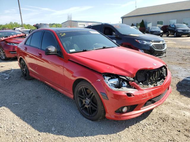 WDDGF56X28F036740 - 2008 MERCEDES-BENZ C 350 RED photo 4