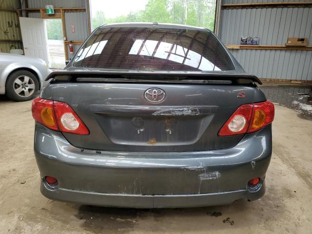 2T1BU4EE0AC346162 - 2010 TOYOTA COROLLA BASE GRAY photo 6