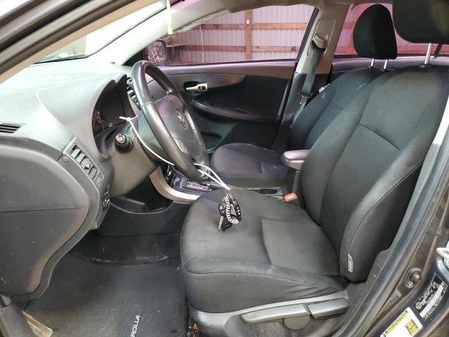 2T1BU4EE0AC346162 - 2010 TOYOTA COROLLA BASE GRAY photo 7