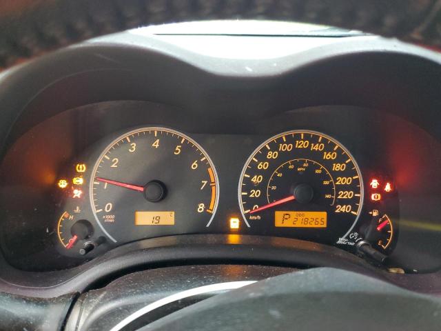 2T1BU4EE0AC346162 - 2010 TOYOTA COROLLA BASE GRAY photo 9