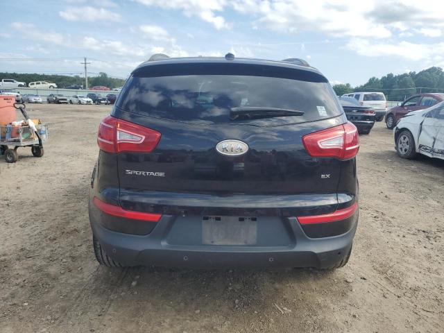 KNDPC3A20C7242970 - 2012 KIA SPORTAGE EX BLACK photo 6