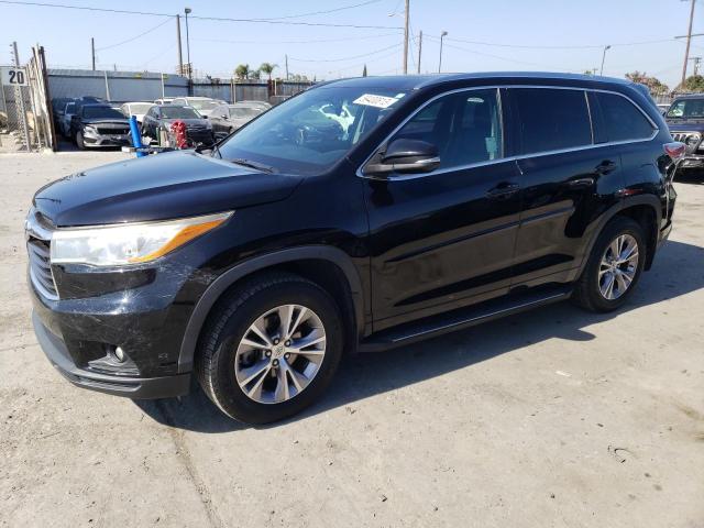 5TDKKRFH2FS105147 - 2015 TOYOTA HIGHLANDER XLE 黑色 照片 1