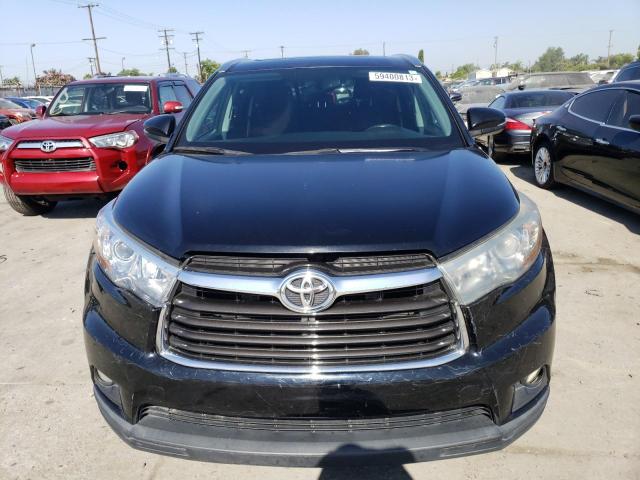 5TDKKRFH2FS105147 - 2015 TOYOTA HIGHLANDER XLE 黑色 照片 5