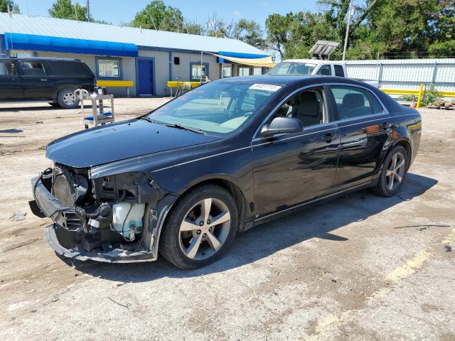 1G1ZF57599F217411 - 2009 CHEVROLET MALIBU HYBRID BLACK photo 1