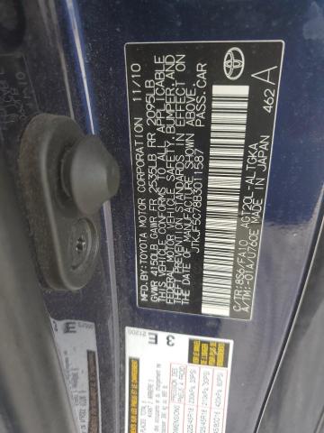 JTKJF5C78B3011587 - 2011 TOYOTA SCION TC 蓝色 照片 12