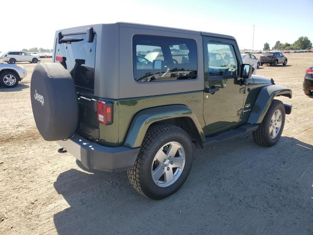 1J4FA54148L537109 - 2008 JEEP WRANGLER SAHARA GREEN photo 3