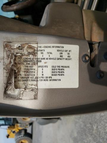 1G1JC5248T7215509 - 1996 CHEVROLET CAVALIER TAN photo 12