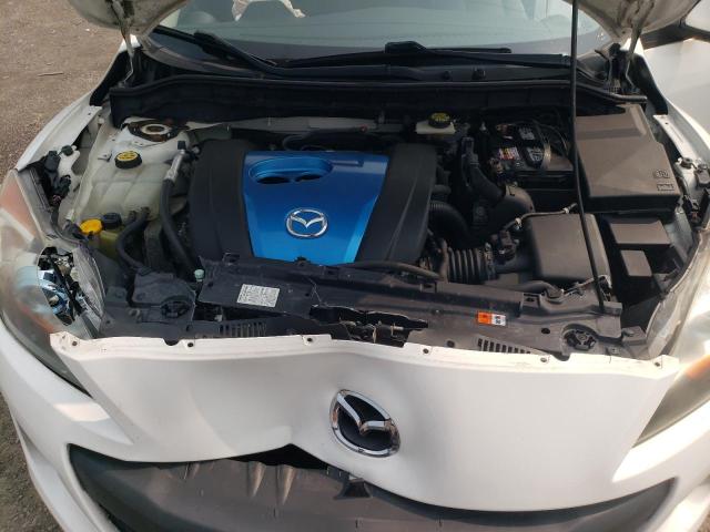 JM1BL1V81C1565571 - 2012 MAZDA 3 I WHITE photo 11