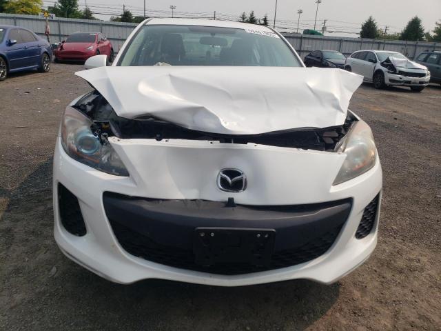 JM1BL1V81C1565571 - 2012 MAZDA 3 I WHITE photo 5