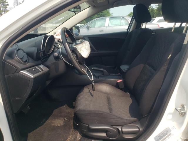 JM1BL1V81C1565571 - 2012 MAZDA 3 I WHITE photo 7