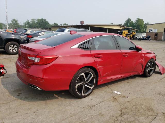 1HGCV1F33JA083491 - 2018 HONDA ACCORD SPORT RED photo 3