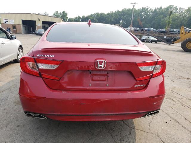 1HGCV1F33JA083491 - 2018 HONDA ACCORD SPORT RED photo 6