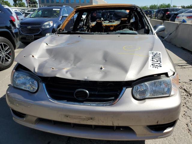 2T1BR12E91C408808 - 2001 TOYOTA COROLLA CE GOLD photo 5