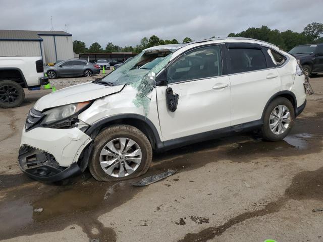 5J6RM3H74EL040998 - 2014 HONDA CR-V EXL WHITE photo 1