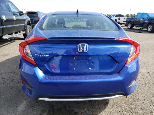 JHMFC1F72KX002000 - 2019 HONDA CIVIC EXL BLUE photo 6