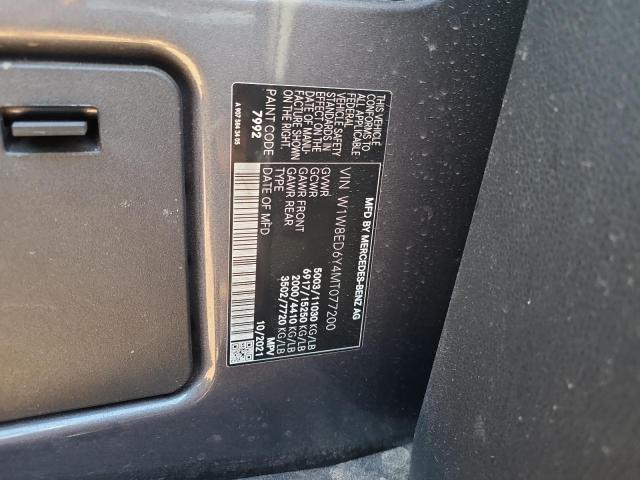 W1W8ED6Y4MT077200 - 2021 MERCEDES-BENZ SPRINTER 3500 GRAY photo 13