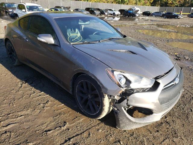 KMHHU6KJ1DU101378 - 2013 HYUNDAI GENESIS CO 3.8L GRAY photo 1