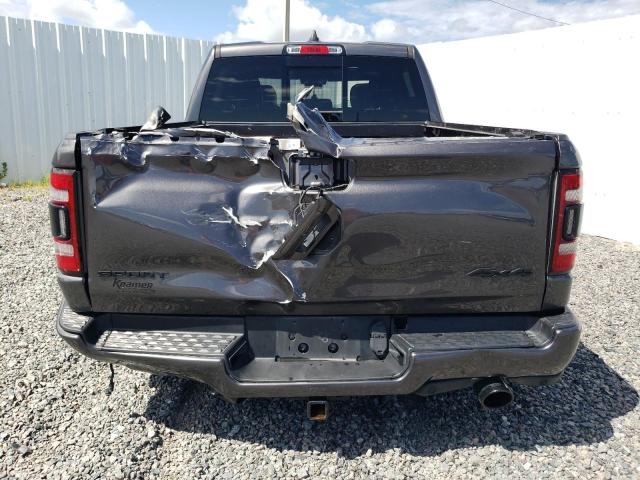 1C6SRFLT1KN748678 - 2019 RAM 1500 REBEL GRAY photo 6