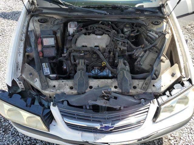 2G1WF55E429259781 - 2002 CHEVROLET IMPALA WHITE photo 11