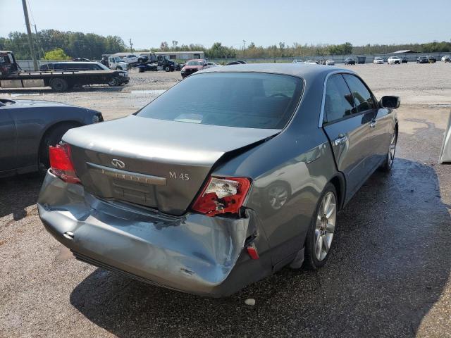 JNKAY41E43M006412 - 2003 INFINITI M45 GRAY photo 4