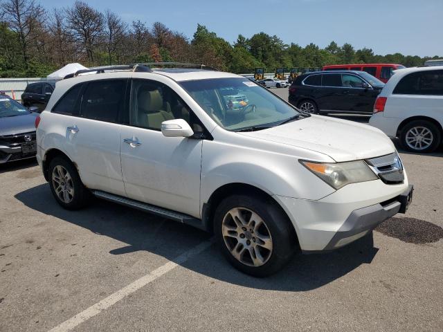 2HNYD28457H514985 - 2007 ACURA MDX TECHNOLOGY WHITE photo 4