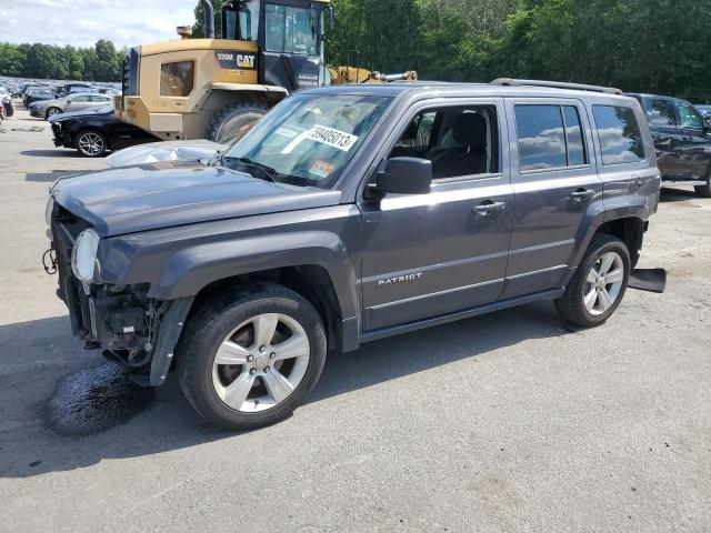 1C4NJPFAXHD161214 - 2017 JEEP PATRIOT LATITUDE GRAY photo 1