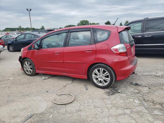 JHMGE8H45AC017350 - 2010 HONDA FIT SPORT RED photo 2