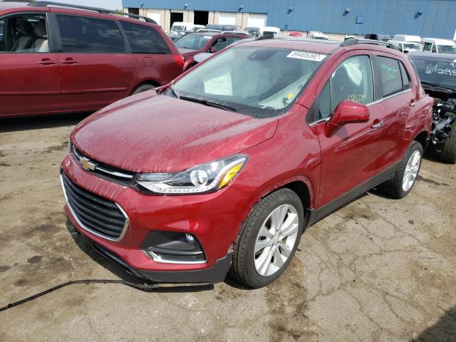 3GNCJRSB5LL138600 - 2020 CHEVROLET TRAX PREMIER RED photo 2