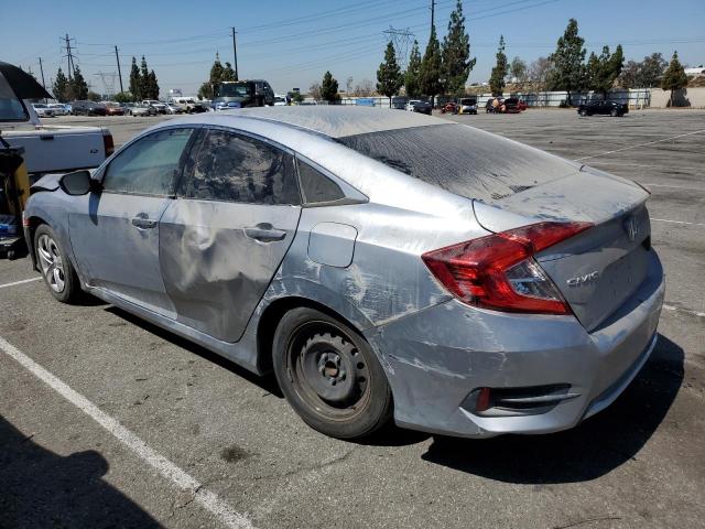 2HGFC2F63KH523571 - 2019 HONDA CIVIC LX SILVER photo 2