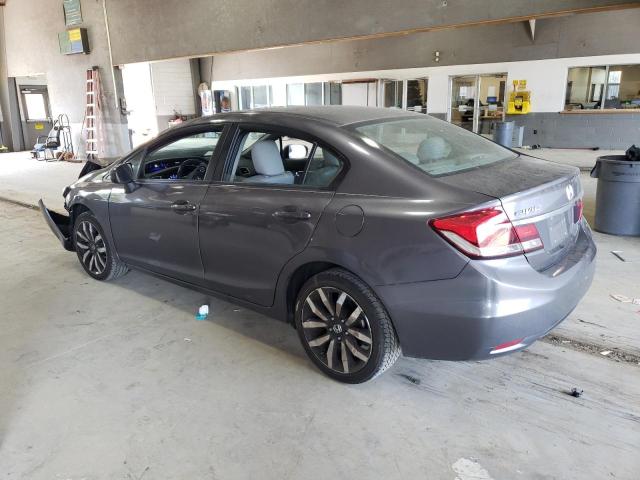 19XFB2F92FE216163 - 2015 HONDA CIVIC EXL ნაცრისფერი ფოტო 2
