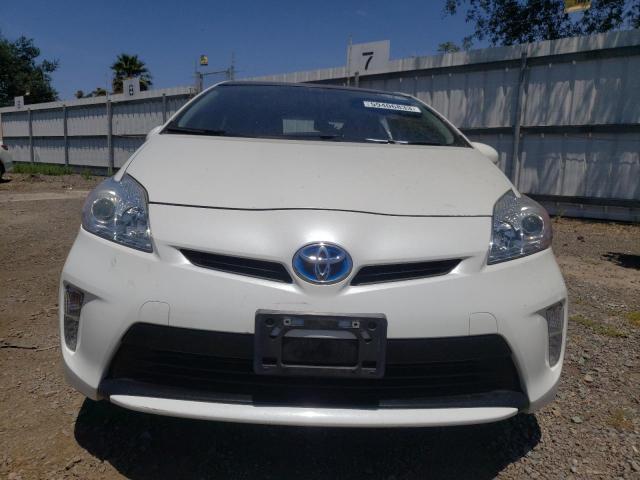 JTDKN3DU3E1752043 - 2014 TOYOTA PRIUS WHITE photo 5