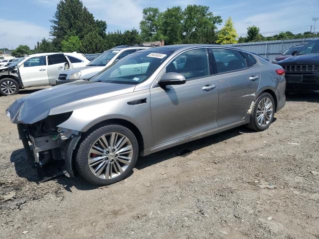 5XXGV4L22GG121187 - 2016 KIA OPTIMA SXL GRAY photo 1