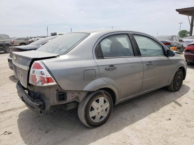 KL1TD56E99B611638 - 2009 CHEVROLET AVEO/LS LS GRAY photo 3