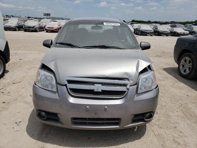 KL1TD56E99B611638 - 2009 CHEVROLET AVEO/LS LS GRAY photo 5