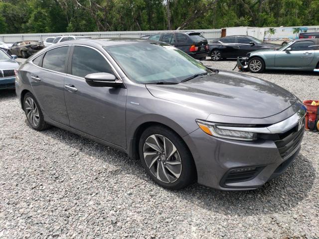 19XZE4F98ME003358 - 2021 HONDA INSIGHT TOURING GRAY photo 4