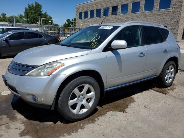 JN8AZ08W66W540031 - 2006 NISSAN MURANO SL SILVER photo 1