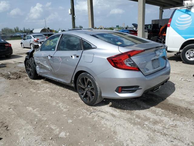 2HGFC2F8XKH603953 - 2019 HONDA CIVIC SPORT 灰色 照片 2