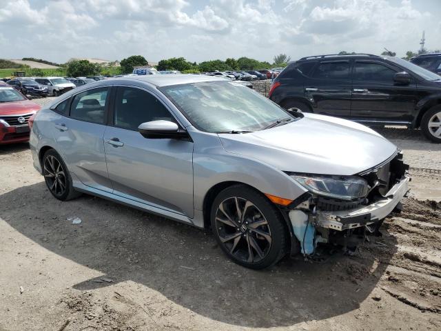 2HGFC2F8XKH603953 - 2019 HONDA CIVIC SPORT 灰色 照片 4