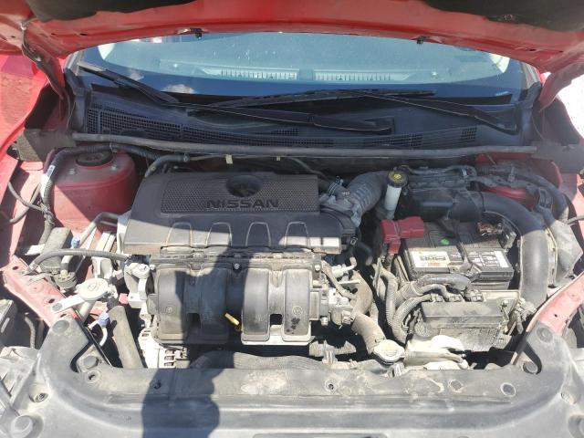 3N1AB7AP9KY339449 - 2019 NISSAN SENTRA S RED photo 11