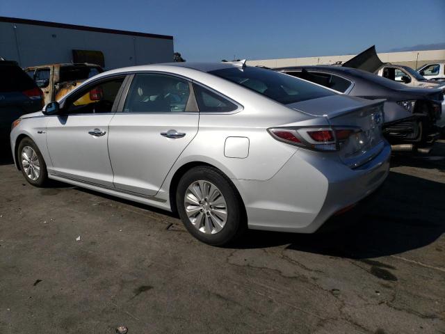 KMHE24L19GA015169 - 2016 HYUNDAI SONATA HYBRID SILVER photo 2