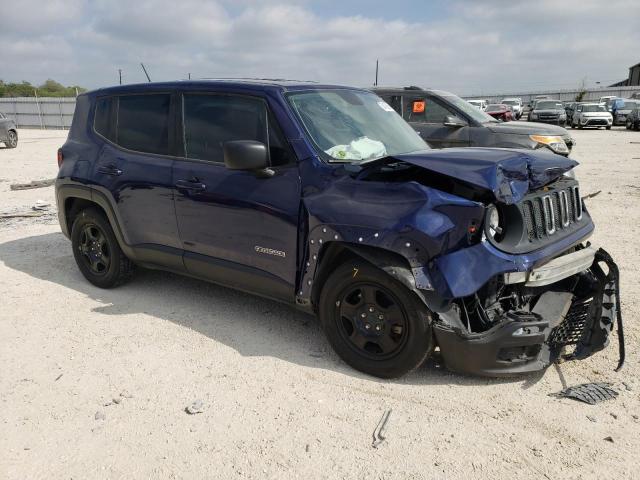 ZACCJAAB4HPE45847 - 2017 JEEP RENEGADE SPORT BLUE photo 4