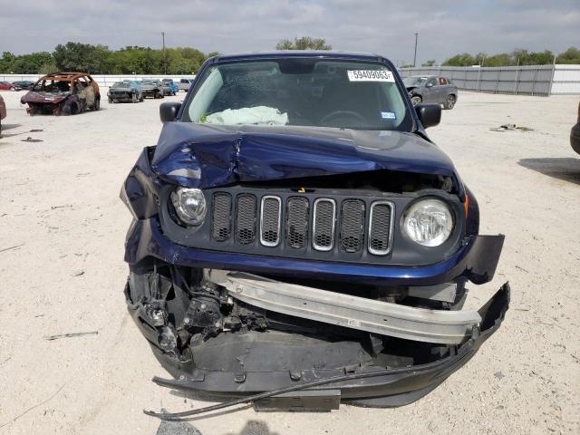 ZACCJAAB4HPE45847 - 2017 JEEP RENEGADE SPORT BLUE photo 5