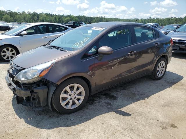 KNADN4A37F6480558 - 2015 KIA RIO EX BROWN photo 1