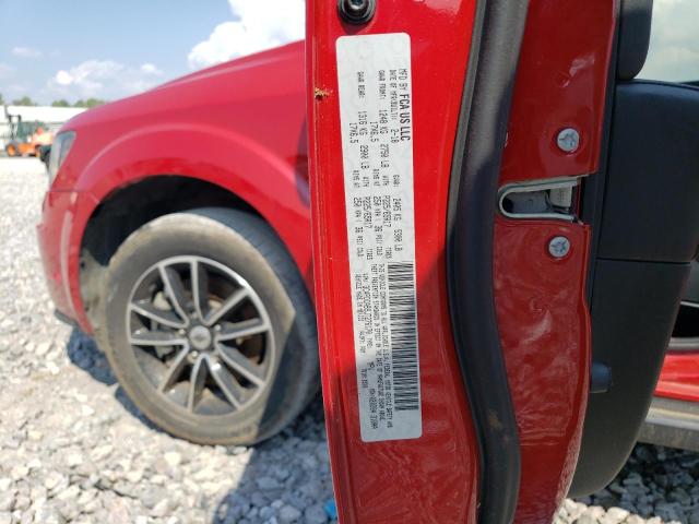 3C4PDCAB9JT276170 - 2018 DODGE JOURNEY SE RED photo 12