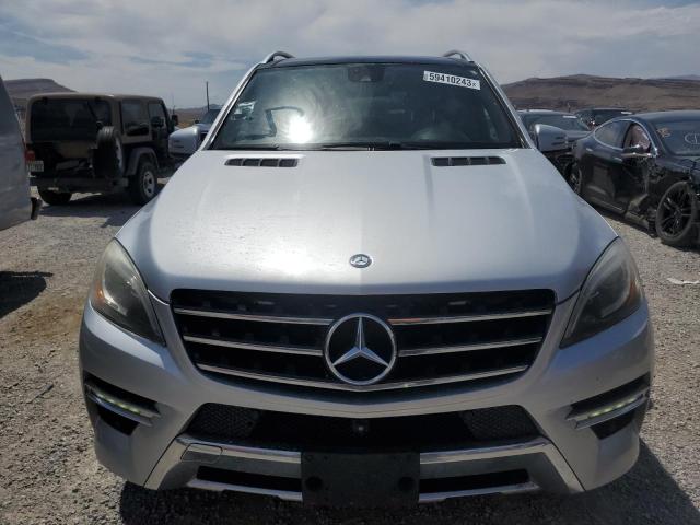 4JGDA7DB7EA356249 - 2014 MERCEDES-BENZ ML 550 4MATIC SILVER photo 5