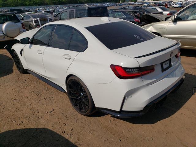 WBS33AY02NFL90904 - 2022 BMW M3 COMPETITION WHITE photo 2