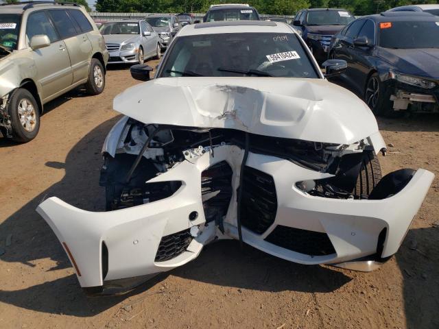 WBS33AY02NFL90904 - 2022 BMW M3 COMPETITION WHITE photo 5