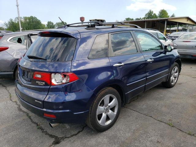 5J8TB18238A012217 - 2008 ACURA RDX BLUE photo 3