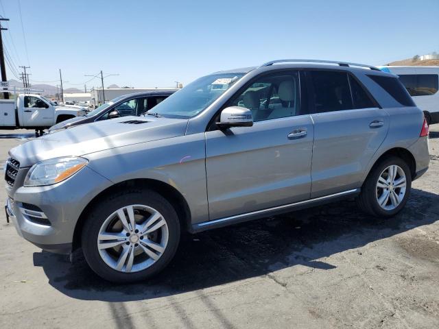 4JGDA5HB0FA460792 - 2015 MERCEDES-BENZ ML 350 4MATIC SILVER photo 1