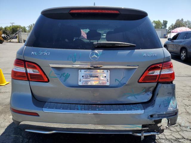 4JGDA5HB0FA460792 - 2015 MERCEDES-BENZ ML 350 4MATIC SILVER photo 6